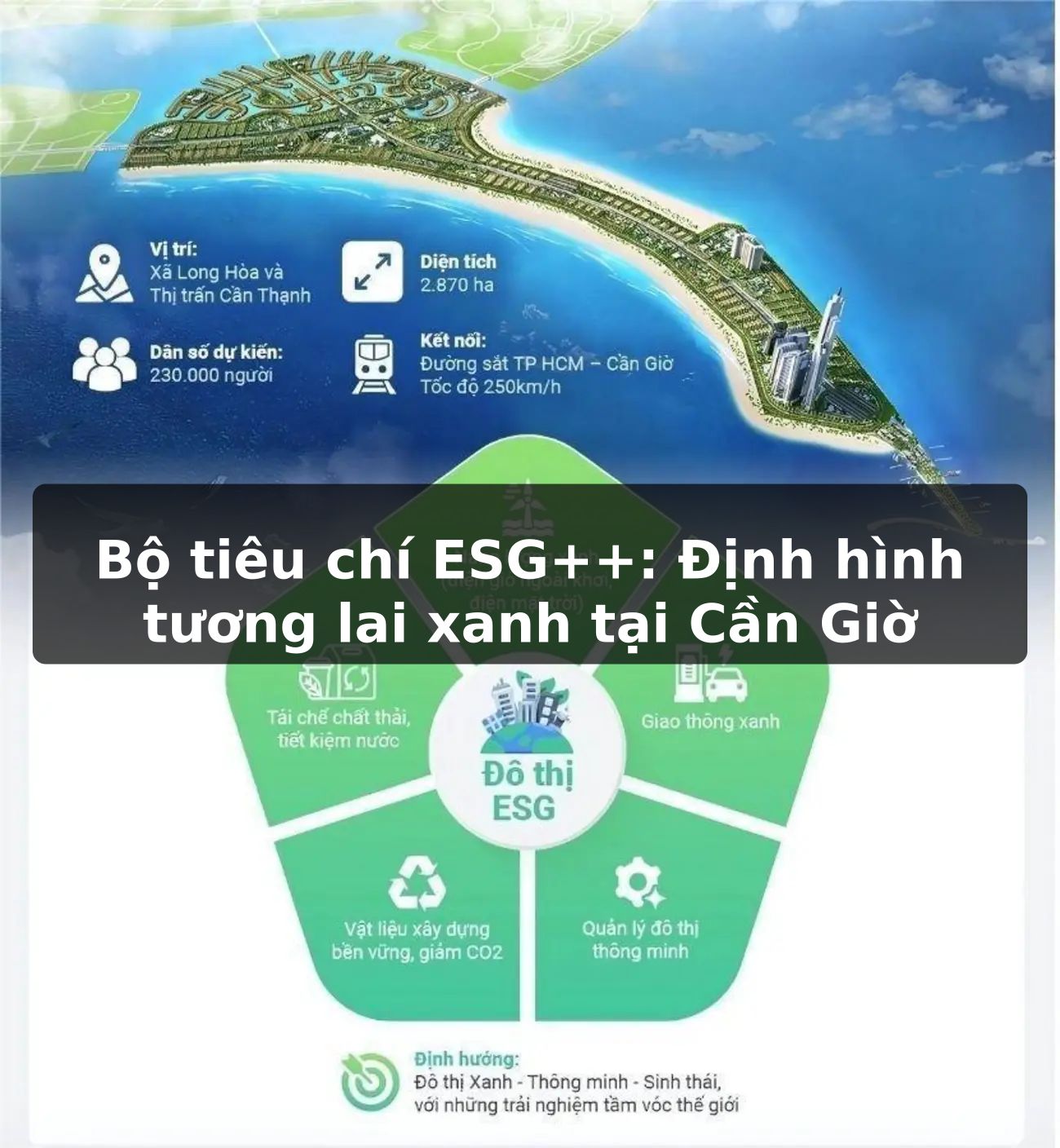 Bộ tiêu chí ESG++: Định hình tương lai xanh tại Cần Giờ