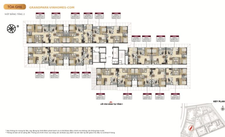 Căn hộ Glory Heights GH6: Thiết kế tối ưu, không gian sống lý tưởng