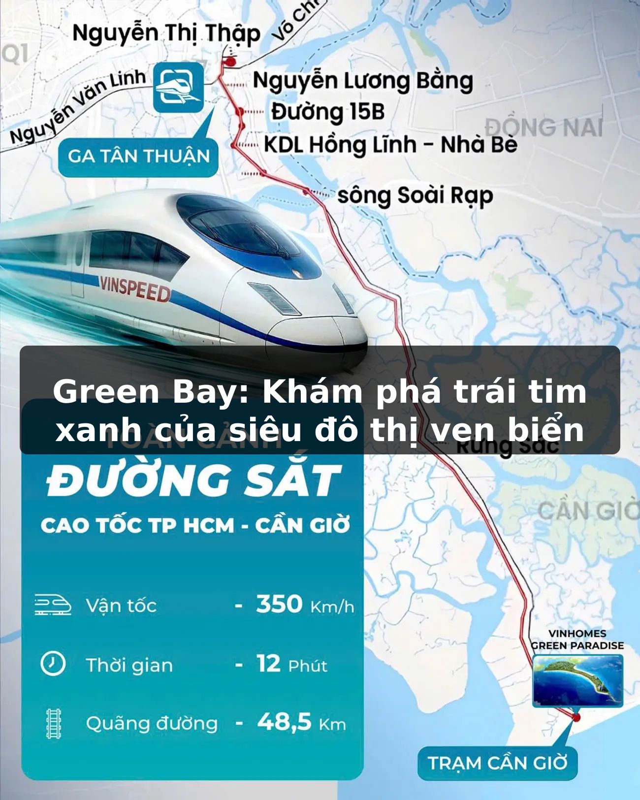 Green Bay: Khám phá trái tim xanh của siêu đô thị ven biển