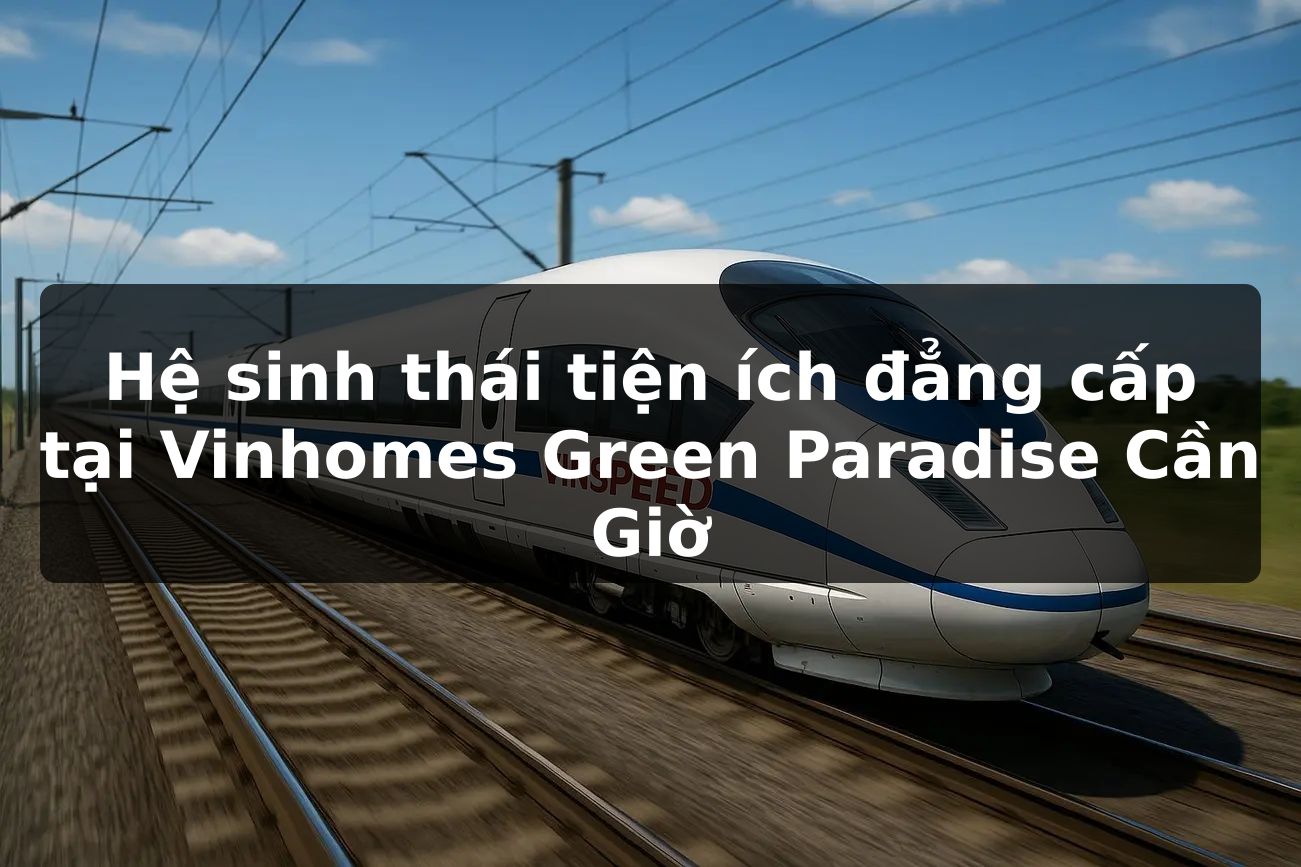 Hệ sinh thái tiện ích đẳng cấp tại Vinhomes Green Paradise Cần Giờ