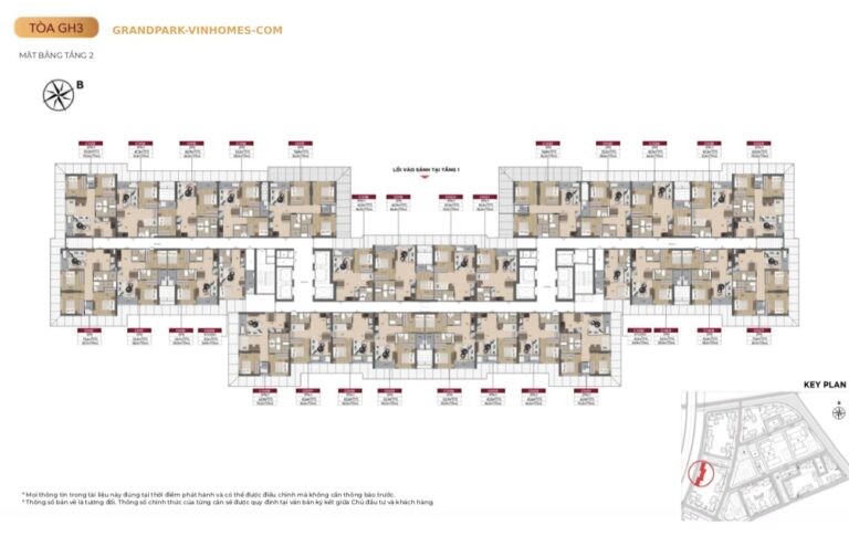 Mặt bằng GH3 Glory Heights: Thiết kế tối ưu, sống tiện nghi
