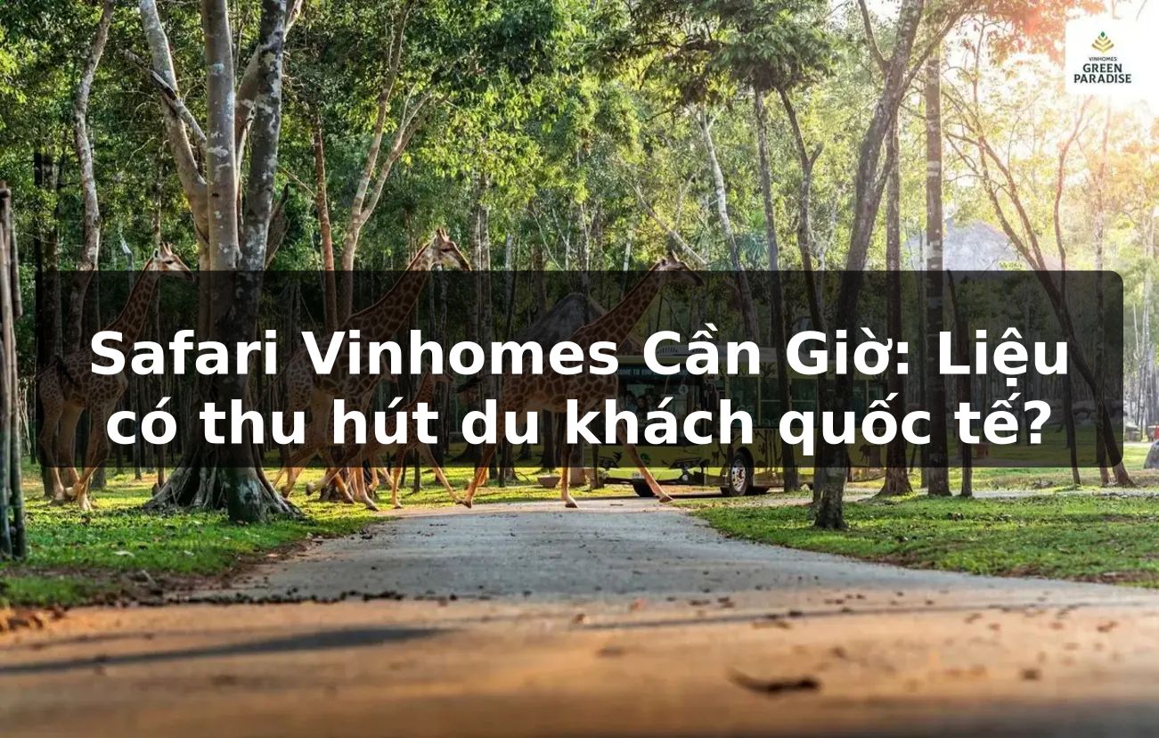Safari Vinhomes Cần Giờ: Liệu có thu hút du khách quốc tế?