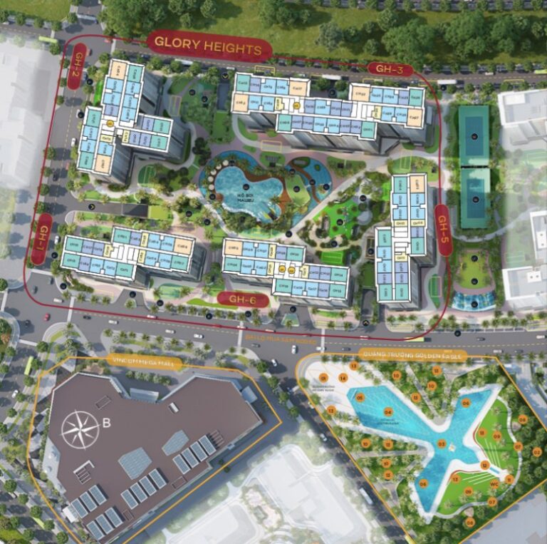 Shophouse Glory Heights: Không gian kinh doanh và sống đa năng