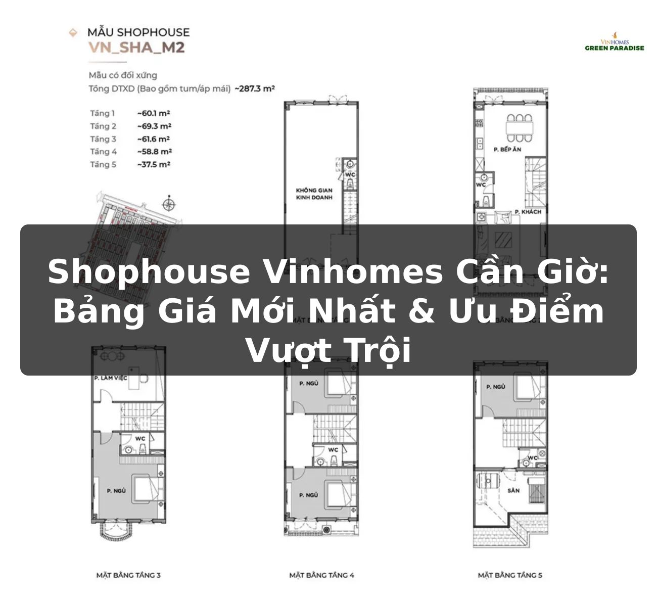 Shophouse Vinhomes Cần Giờ: Bảng Giá Mới Nhất & Ưu Điểm Vượt Trội
