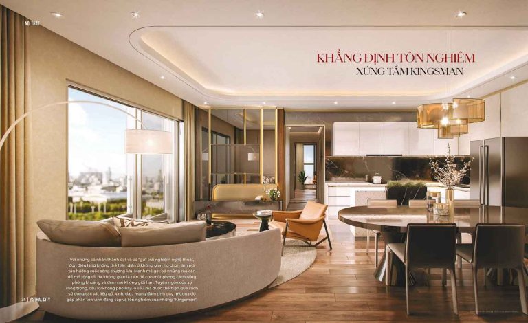 Chi tiết căn hộ Sky Villa tầng cao tại Monrei Saigon
