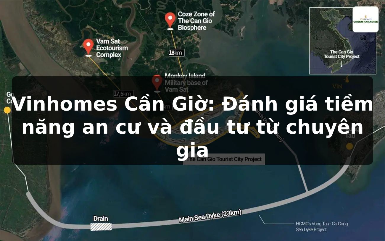 Vinhomes Cần Giờ: Đánh giá tiềm năng an cư và đầu tư từ chuyên gia