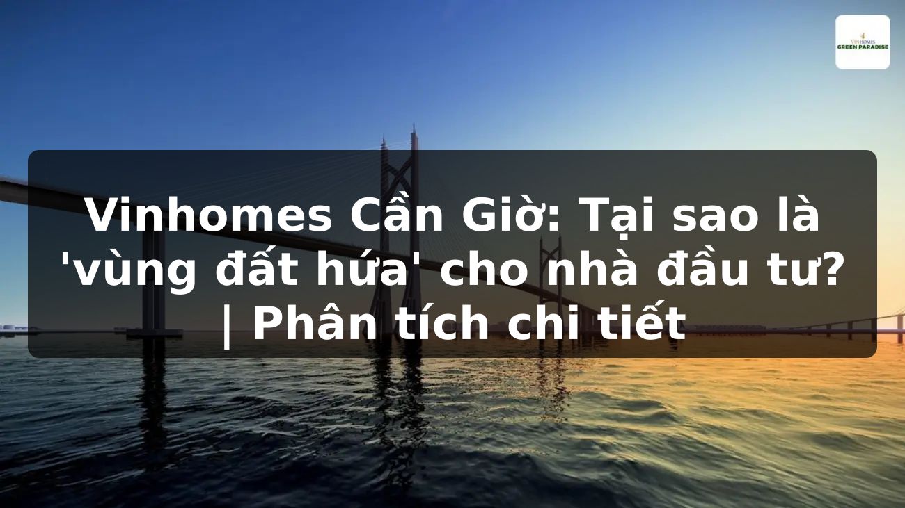 Vinhomes Cần Giờ: Tại sao là 'vùng đất hứa' cho nhà đầu tư? | Phân tích chi tiết