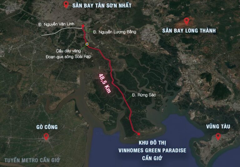 Vinhomes Green Paradise đưa Cần Giờ thành điểm kết nối giao thông